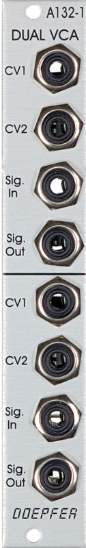 A-132 Dual Voltage Controlled Amplifier A-132 Dual Voltage Controlled Amplifier
