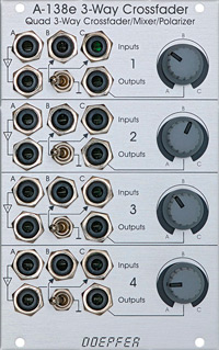 A-138E Quad Three-Way Crossfader/Mixer/Polarizer