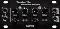 Tweakers Plus: Dual CV Gain/Offset/Polarity/Mute CV Processor