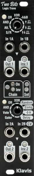 Two Bits: Dual Logic Processor with Chaining and CV (Black) Two Bits: Dual Logic Processor with Chaining and CV (Black)