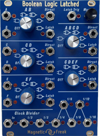 Boolean Logic Latched: Eurorack